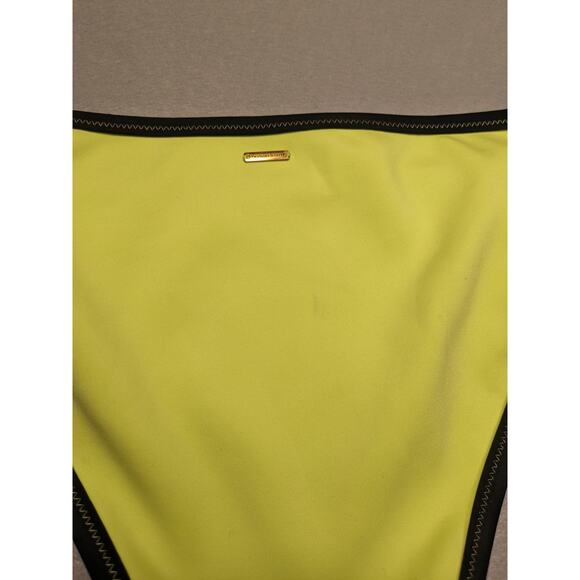 Victoria's Secret Bikini Bottoms Women's Large Yellow/Green Black NWT - Picture 4 of 12